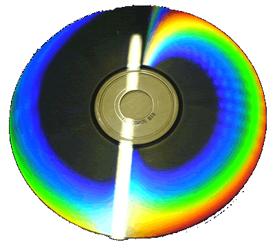 cd rainbow art